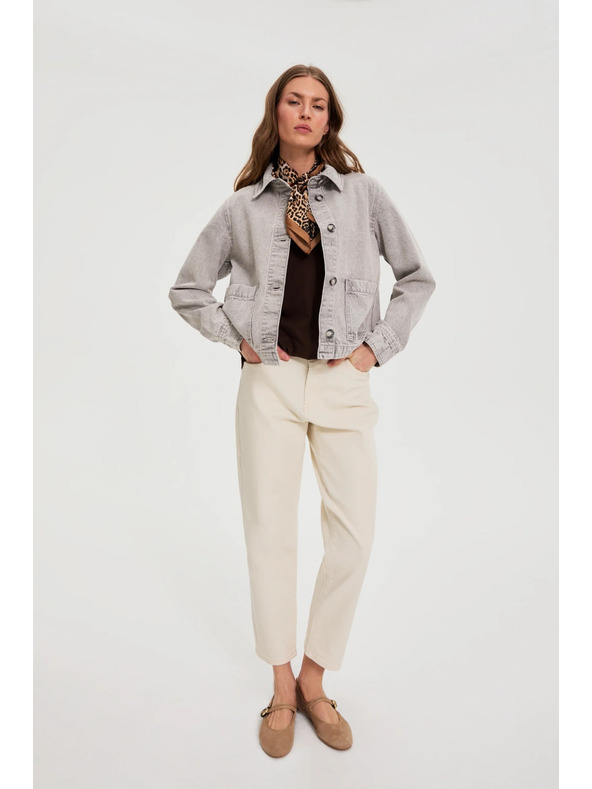 Moodo Šátek s leopardím vzorem hnědý Moodo