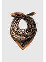 Moodo Šátek s leopardím vzorem hnědý Moodo