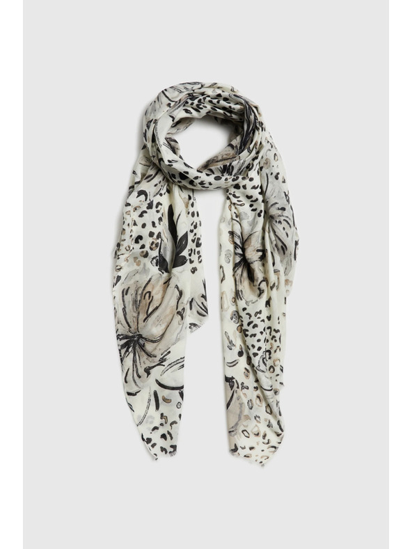 Moodo Dlouhá šála šedá Moodo