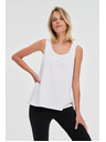 Moodo Bílý bavlněný top Moodo