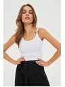 Moodo Bavlněný top bílý Moodo