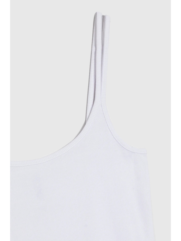 Moodo Bavlněný top bílý Moodo