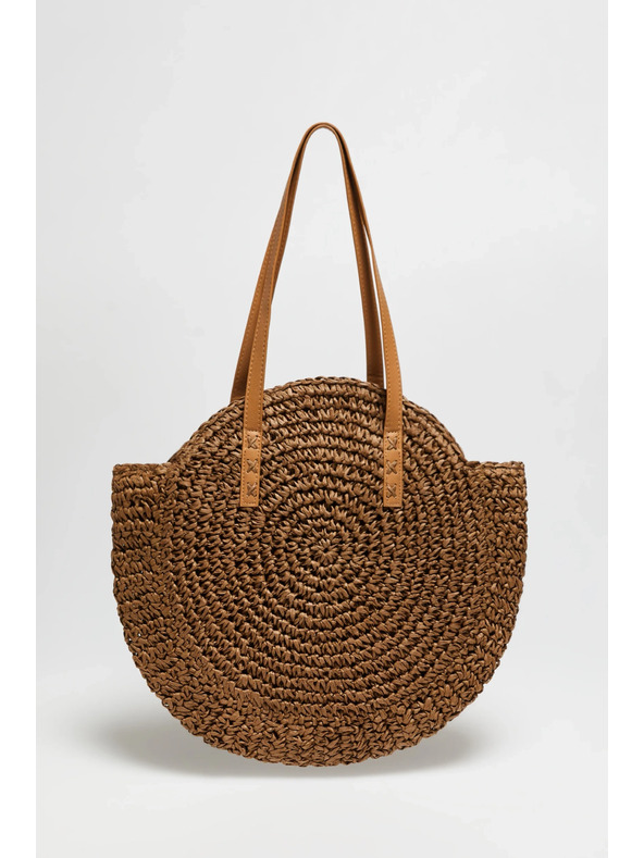 Moodo Kulatá hnědá taška Moodo