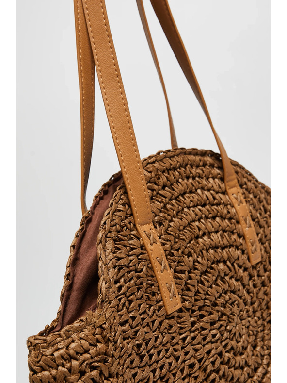 Moodo Kulatá hnědá taška Moodo