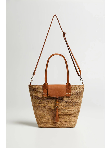 Moodo Béžový košíkový vak Moodo