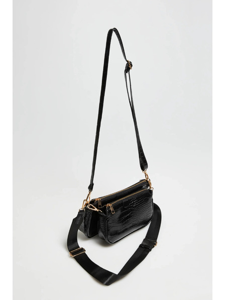 Moodo Dvojitá kabelka černá Moodo