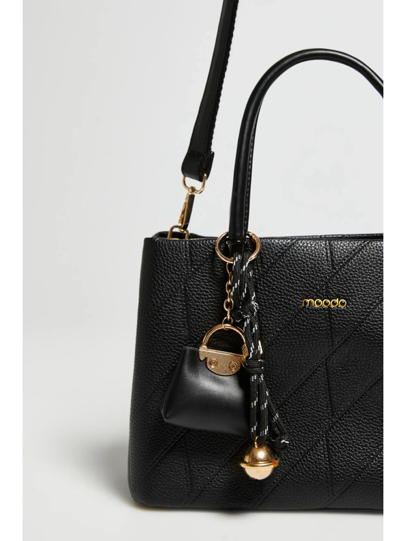 Moodo Černá taška s přívěskem Moodo