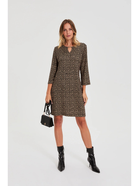 Moodo Malá černá kabelka s dlouhými uchy Moodo