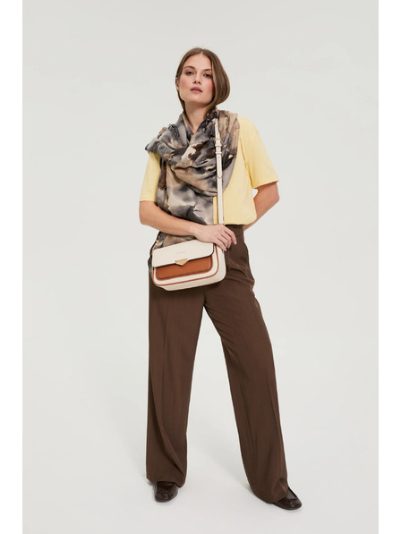 Moodo Béžová taška s dlouhým popruhem Moodo