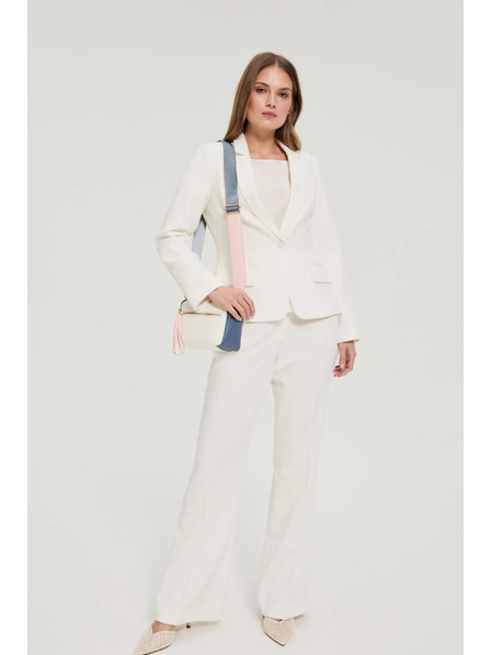 Moodo Bílá taška s dlouhou rukojetí Moodo