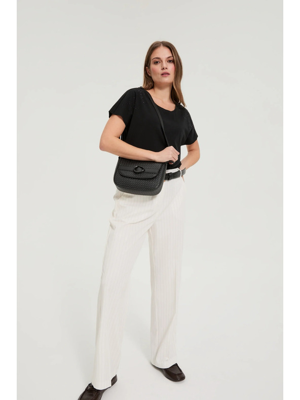 Moodo Malá černá kabelka přes rameno Moodo