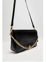 Moodo Elegantní černá kabelka s řetězem Moodo