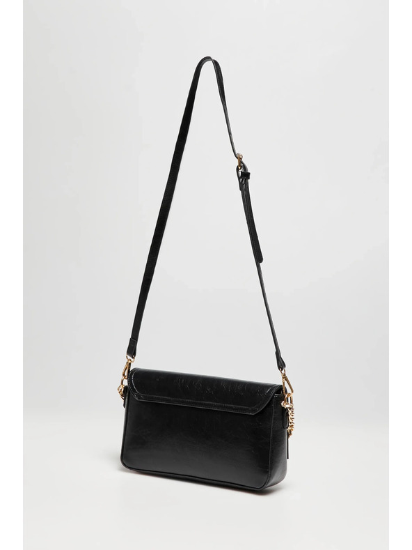 Moodo Elegantní černá kabelka s řetězem Moodo
