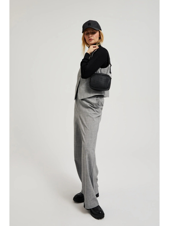 Moodo Malá černá kabelka z ekokůže Moodo