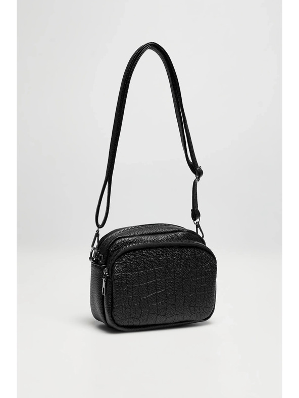 Moodo Malá černá kabelka z ekokůže Moodo