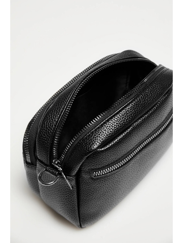 Moodo Malá černá kabelka z ekokůže Moodo