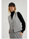 Moodo Elegantní vesta šedá Moodo