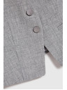 Moodo Elegantní vesta šedá Moodo