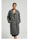 Moodo Kabát oversize kostka černý Moodo