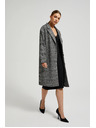 Moodo Kabát oversize kostka černý Moodo