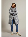 Moodo Bunda s prošíváním šedá Moodo