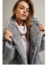 Moodo Bunda s prošíváním šedá Moodo