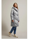 Moodo Bunda s prošíváním šedá Moodo
