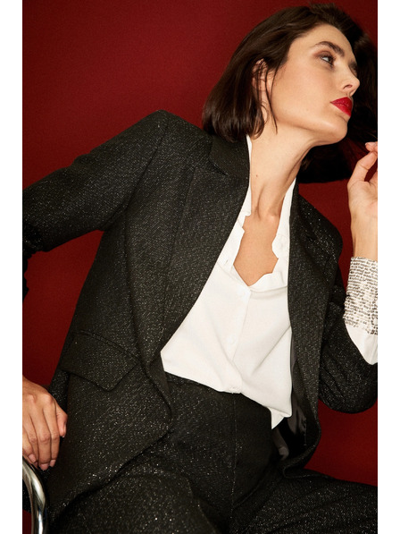 Moodo Sako s tříčtvrtečními rukávy černé Moodo