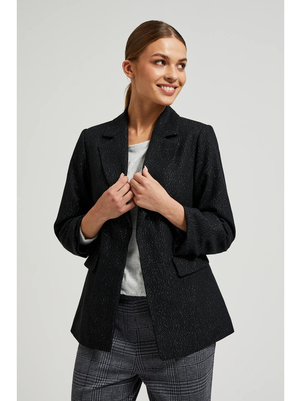 Moodo Sako s tříčtvrtečními rukávy černé Moodo