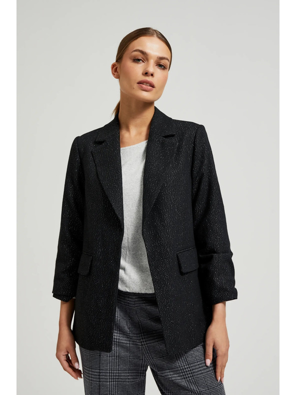 Moodo Sako s tříčtvrtečními rukávy černé Moodo