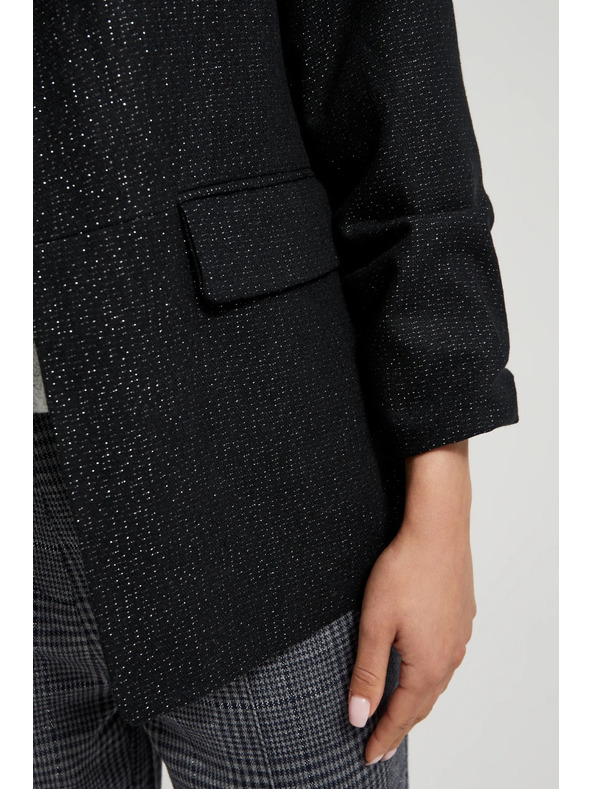 Moodo Sako s tříčtvrtečními rukávy černé Moodo