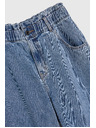 Moodo Modré bavlněné džíny s vysokým pasem Moodo