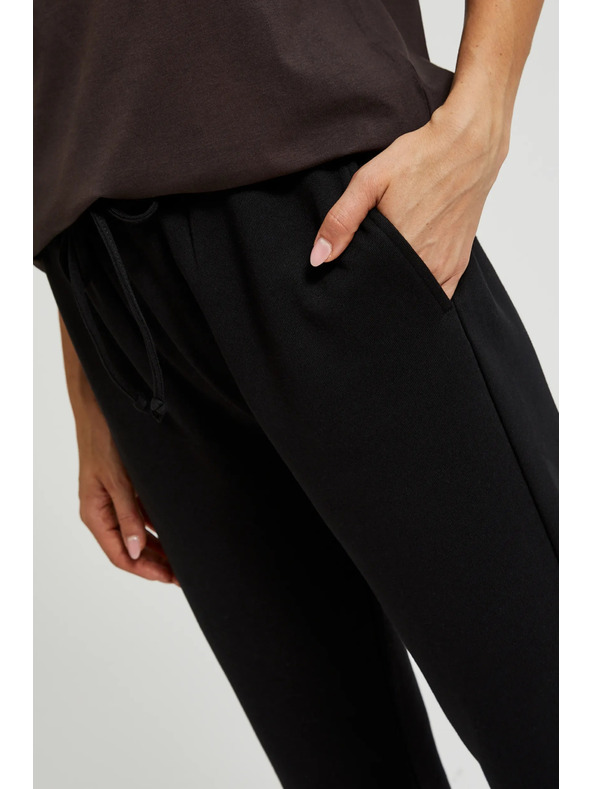 Moodo Černé tepláky Moodo