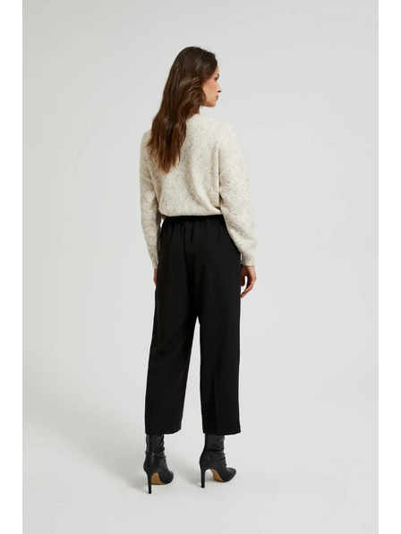 Moodo Černé kalhoty se sklady Moodo