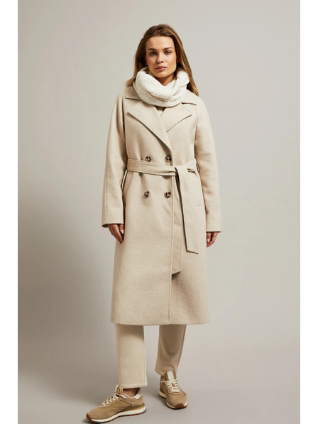 Moodo Béžový nákrčník ze strukturovaného materiálu Moodo