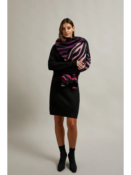 Moodo Růžová šála se zvířecím vzorem Moodo