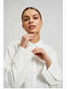 Moodo Elegantní viskózová košile bílá Moodo