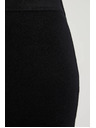 Moodo Pletená černá tužková sukně Moodo