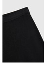 Moodo Pletená černá tužková sukně Moodo