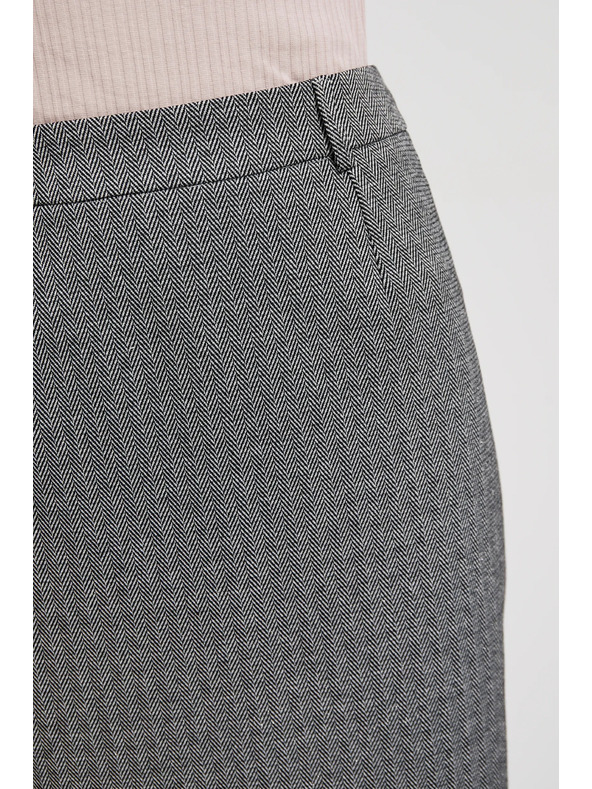 Moodo Elegantní tužková sukně šedá Moodo