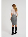 Moodo Elegantní tužková sukně šedá Moodo