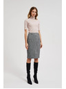 Moodo Elegantní tužková sukně šedá Moodo