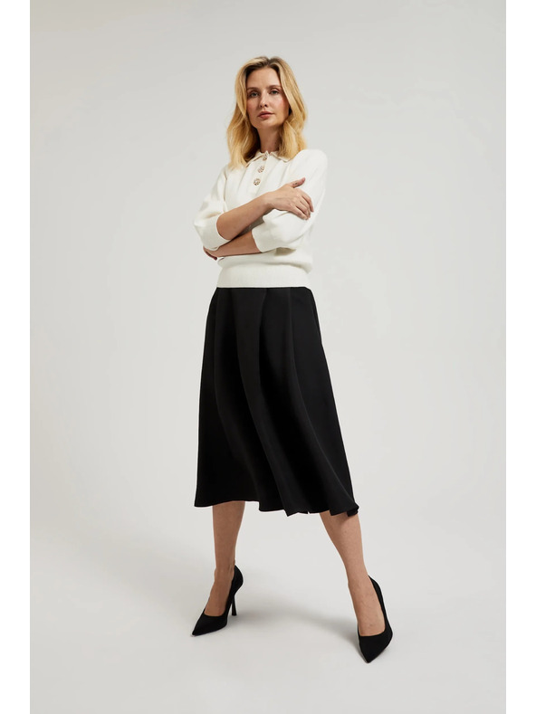Moodo Rozšířená sukně černá Moodo