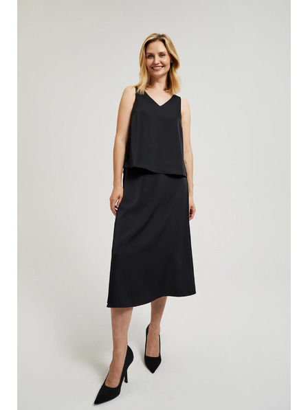 Moodo Černá áčková sukně Moodo