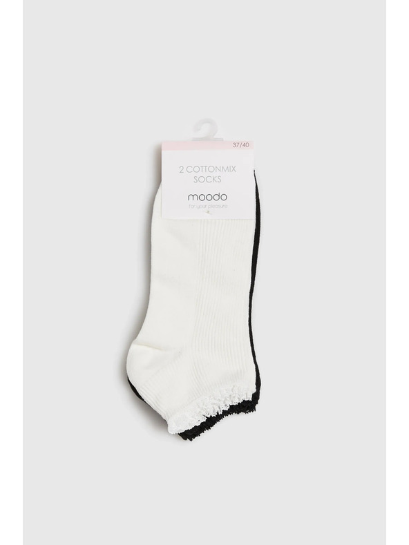Moodo 2 pack bavlněných ponožek Moodo
