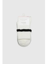 Moodo 2 pack dlouhých ponožek šedá bílá Moodo