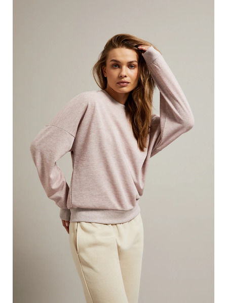 Moodo Mikina s odhazenými zády růžová Moodo