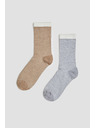 Moodo 2 pack ponožek ve dvou barvách Moodo