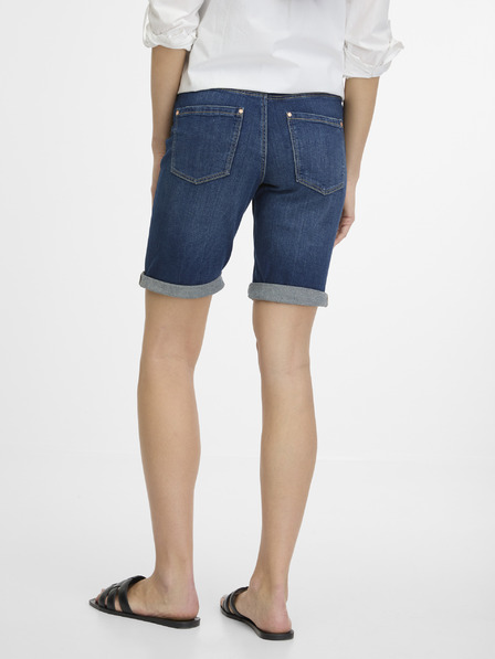 Orsay Tmavě modré dámské džínové kraťasy ORSAY