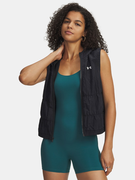 Under Armour Dámská vesta Under Armour UA Rival Woven Ruched Vest